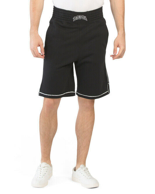 DIESEL P Kou Tape Shorts 00SQP70AASF Black Size S SUPERIOR