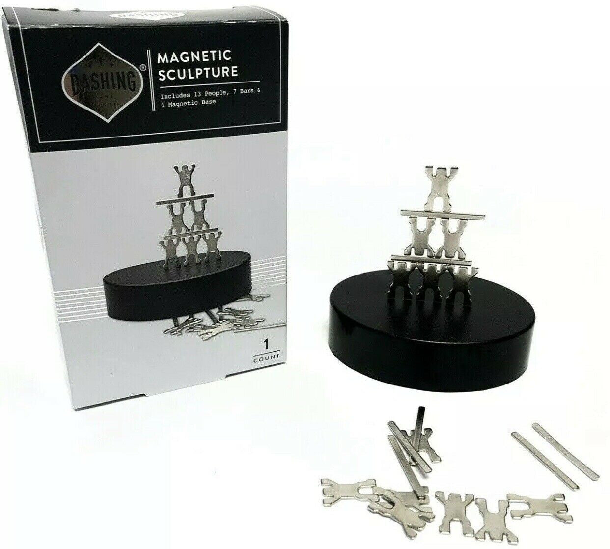 Acrobats Magnetic Sculpture Desk Art Paperweight by Dashing Fine Gifts