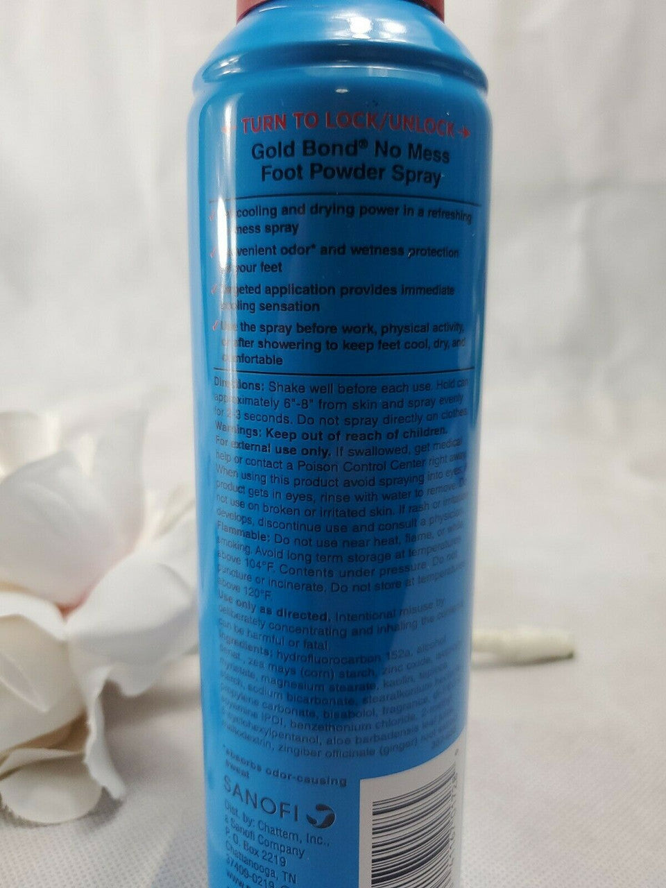 Gold Bond No Mess Foot Powder Spray Triple Action Relief Fresh Scent 7oz