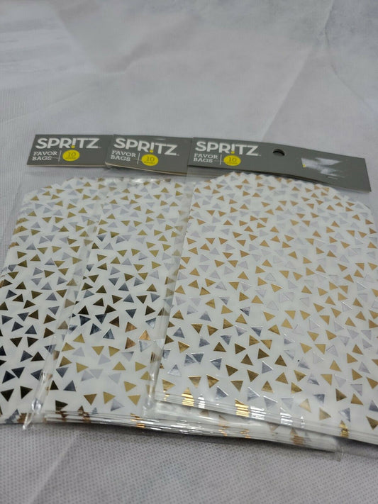 Spritz Treat Bags Lot of 30  Decorated Goody Goodie Favor Bags