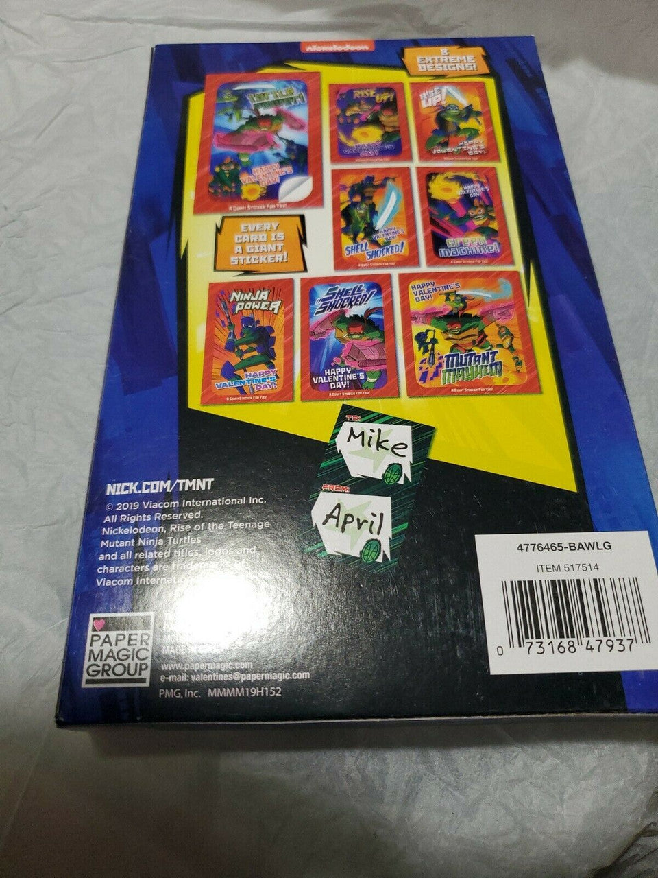 Nickelodeon Rise of the Teenage Mutant Ninja  TURTLES 16  Giant Stickers