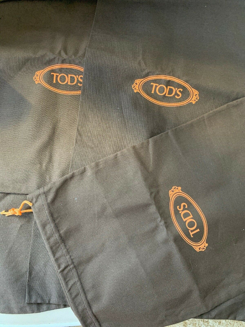 2 Pcs TOD'S DUST BAG Sleeper Storage Pouch Duster Protector SHOES BAG