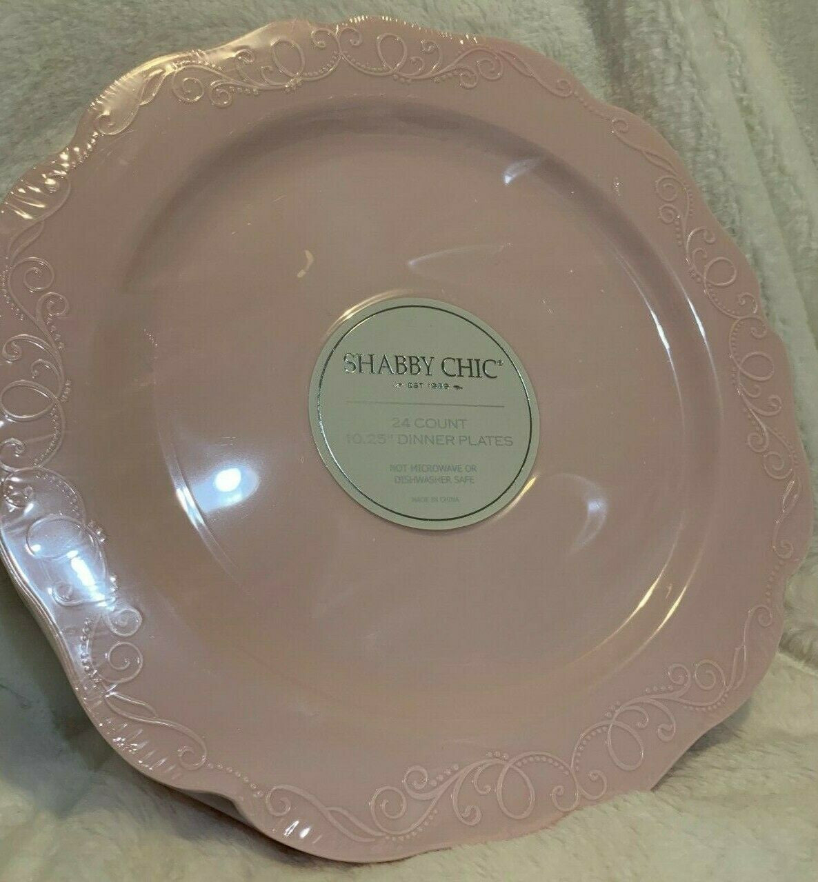 Shabby Chic  Dinner Plates Not Microwave or Dishwasher Safe SEE VARIATIONS