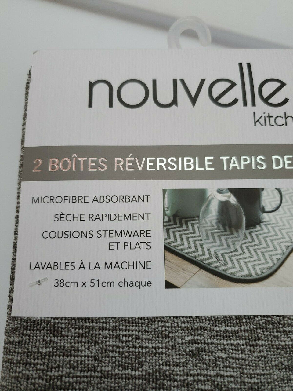 Nouvelle 2 Kitchen Reversible Drying Mats15×20