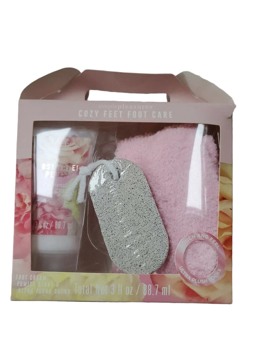 Simple Pleasures Cozy Feet Foot Care  rosewater peony scent cream