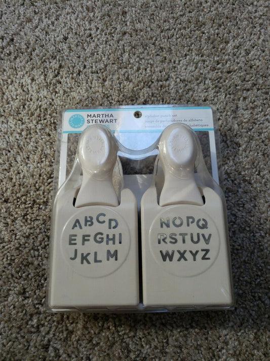 Martha Stewart Alphabet Punch Set Makes Crisp Letters For Cards, Scrapbook Pages