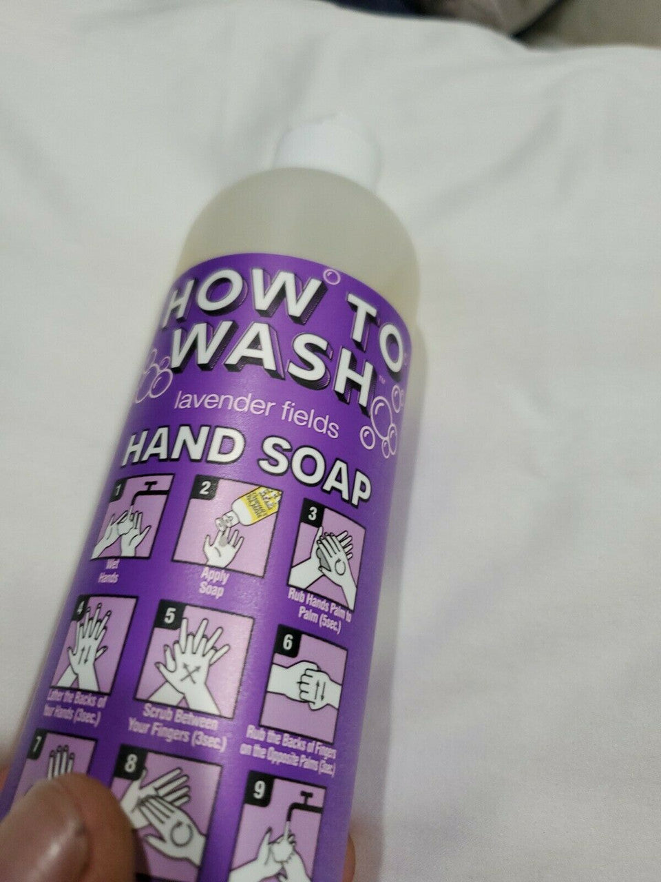How To Wash Lavender Fields Hand Soap Naturally Derived 12 oz Bottle