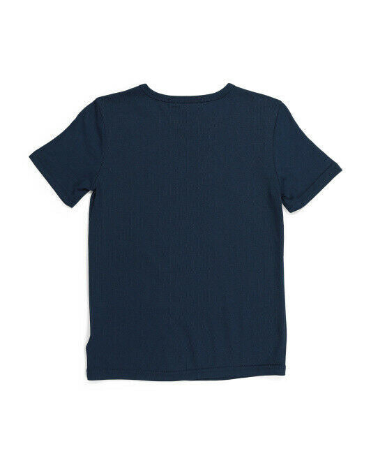 TRUE RELIGION Big Boy Painted Foil Tee Size M navy T-Shirt