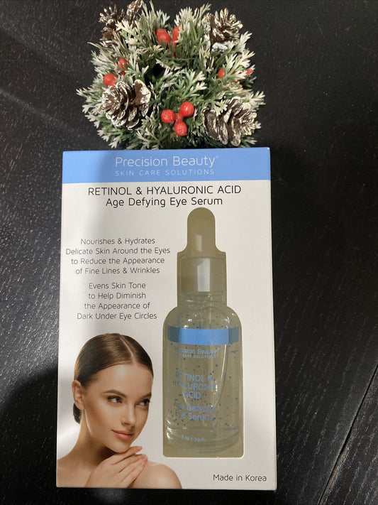 Precision Beauty Retinol & Hyaluronic Age Defying Eye Serum 1.0 oz / 30 ml GW