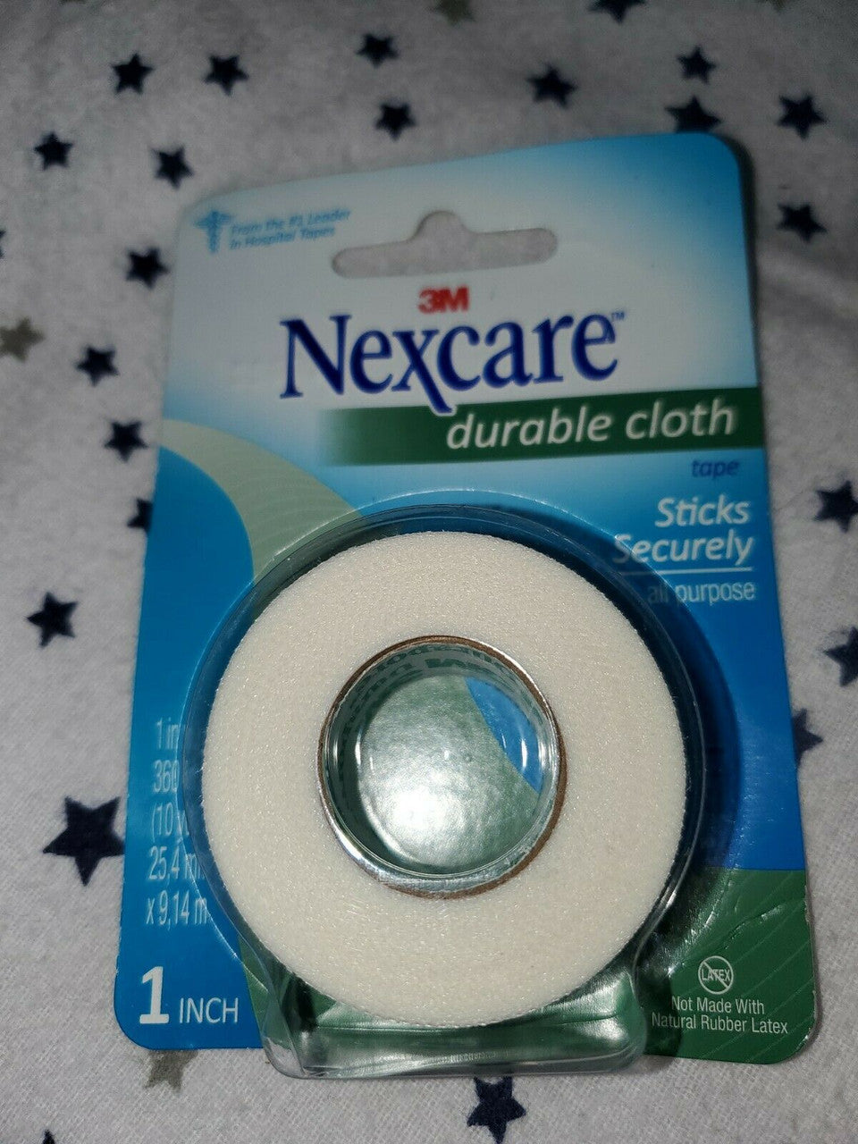 Nexcare 3M Durable Cloth Tape 1 Inch 10 Yards