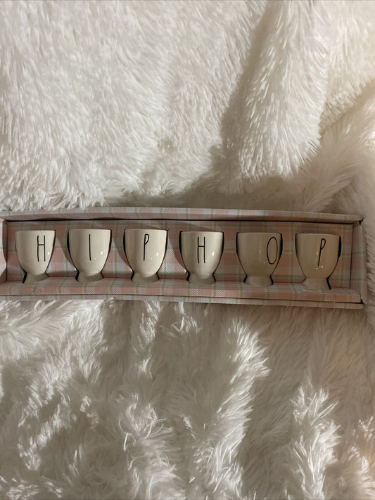 Rae Dunn Easter Egg Cups “HIP HOP”
