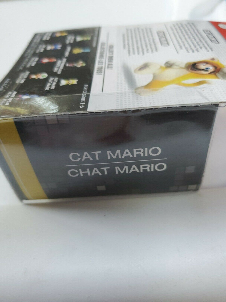 Cat Mario Action Figure 2.5" World Of Nintendo  Jakks  2016 Super Mario