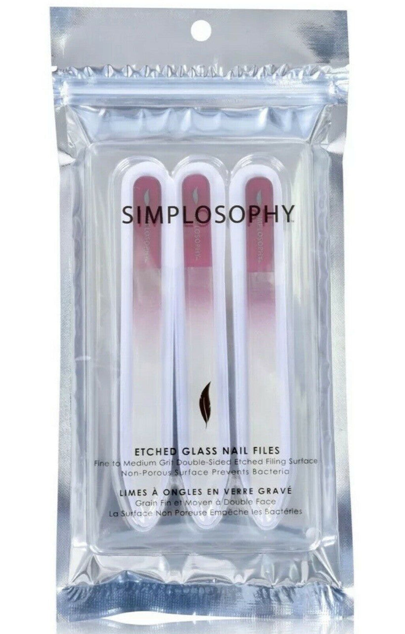 Simplosophy Etched Glass Nail Files