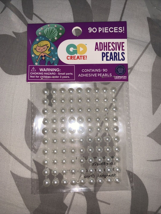 GoCreate Adhesive pearls 90 ct