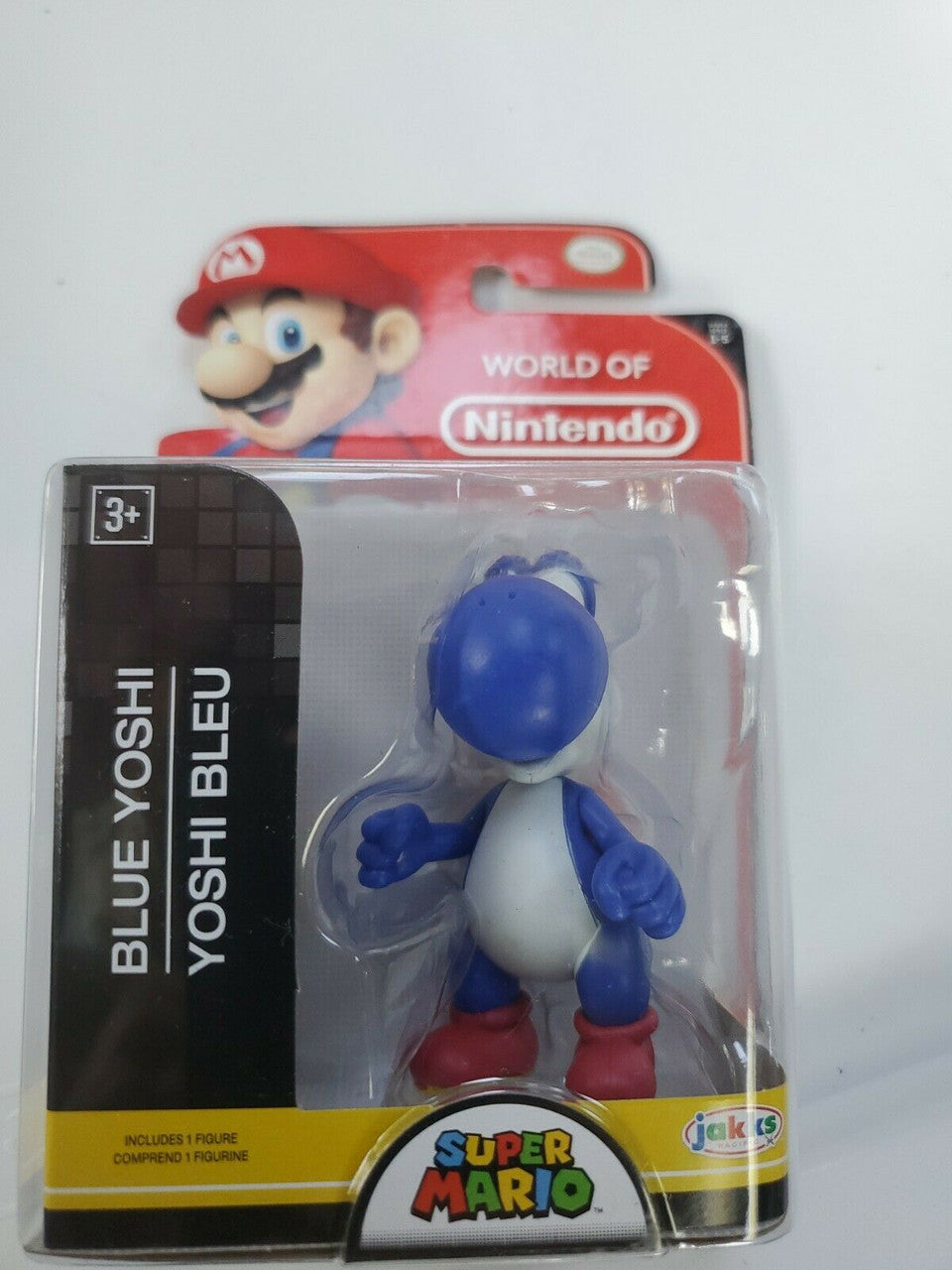 Blue Yoshi World of Nintendo Super Mario Bros 2.5" Figure Jakks Pacific Series