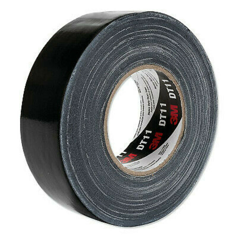 3M Heavy Duty BLACK Duct Tape Seal Protect Surfaces 11 mil PN98119 emergency