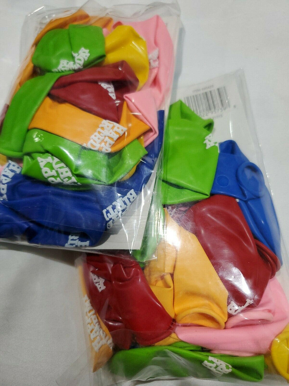 Walgreens Happy Birthday Color Assorted HELIUM QUALITY Balloons 12" 2 pack 30 pc