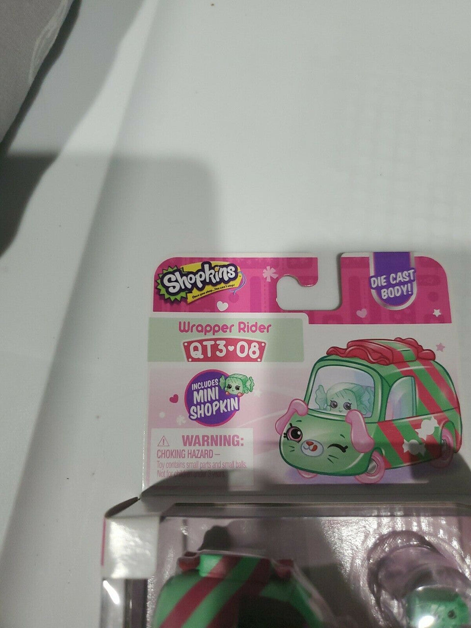 Shopkins Cutie Cars QT3-08 Wrapper Rider Series 3