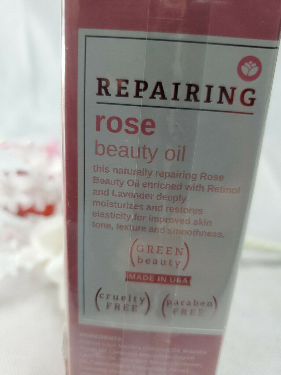 REPAIRING ROSE BEAUTY OIL WITH ROSE, RETINOL & LAVENDER