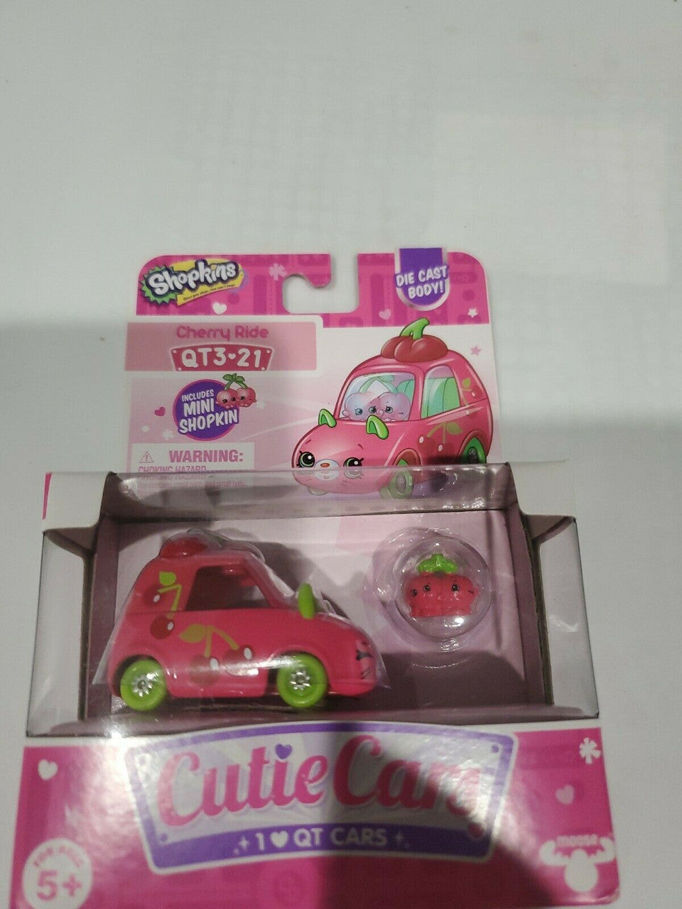 Shopkins Cutie Cars QT3-21 Cherry Ride Series 3