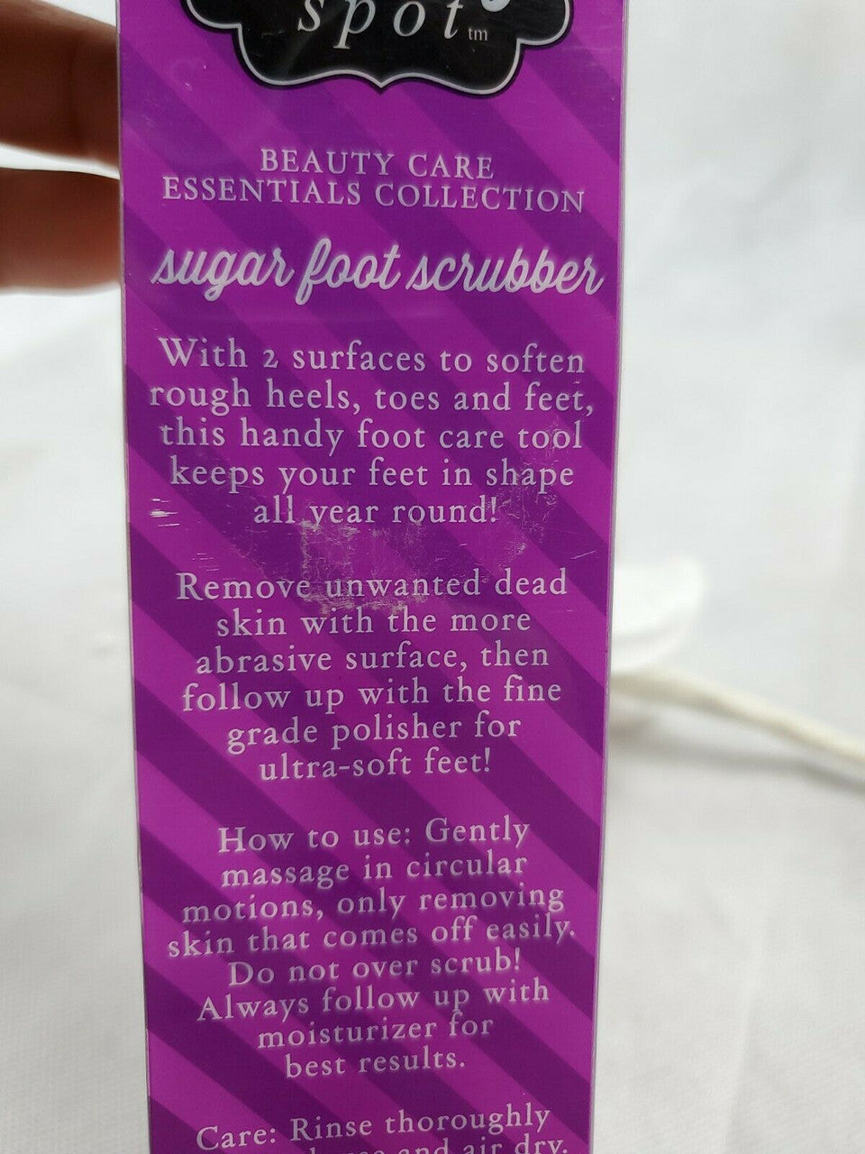 My Beauty Spot• SUGAR FOOT SCRUBBER FROM BEAUTYCARE COLLECTION