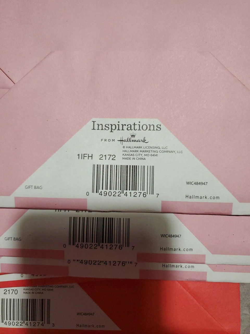 Lot Of 14 Hallmark Inspirations series Valentine DAY  Gift Bags