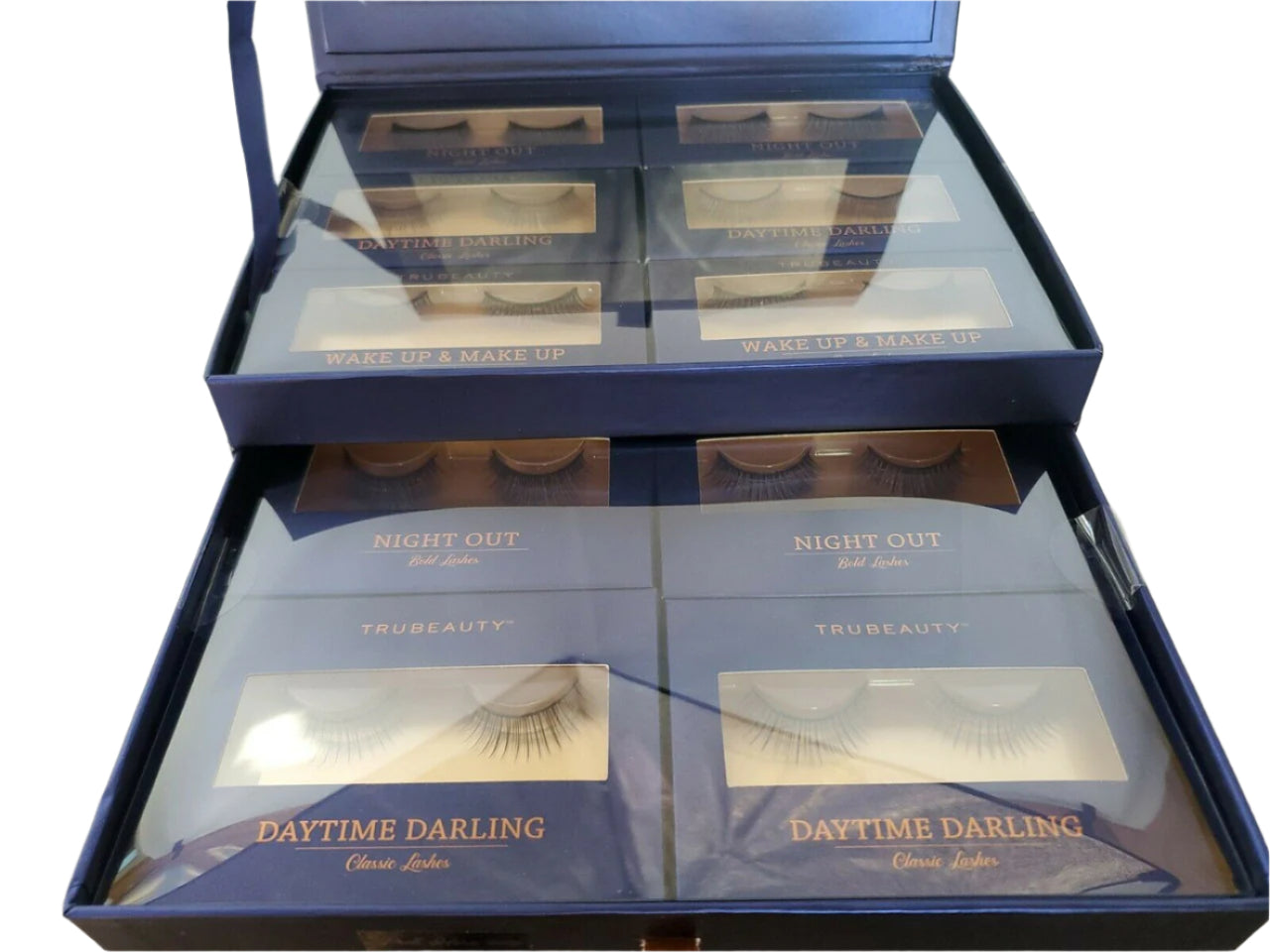 Limited edition boxed set of 10 luxury false eyelashes with mixed styles for natural and glam looks