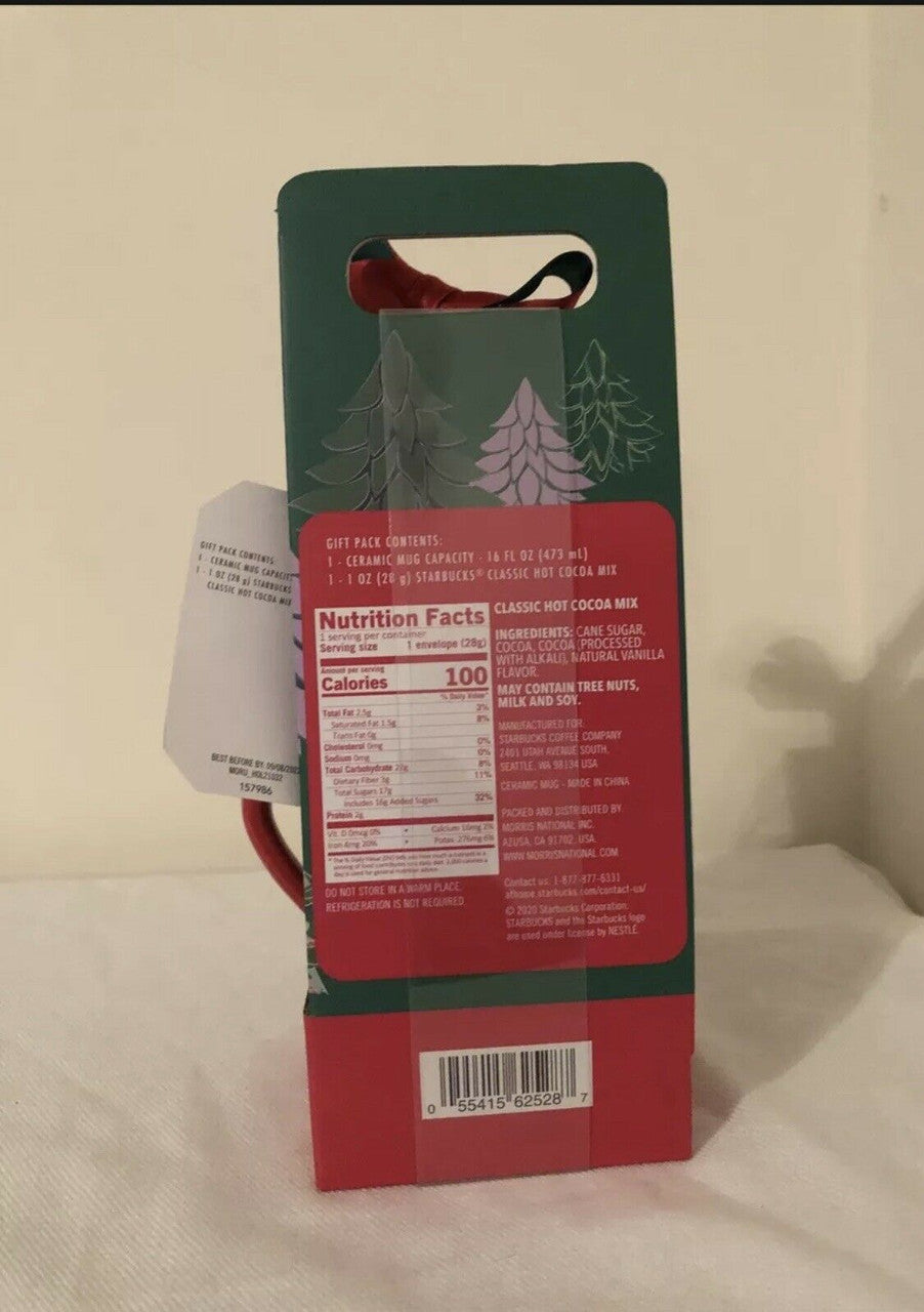 Starbucks Gift Pack 16 oz Ceramic Mug And Hot Cocoa Mix