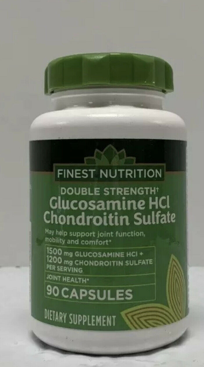 Finest Nutrition Double Strength Glucosamine HCI Chondroitin Sulfate Exp: 09/ 25