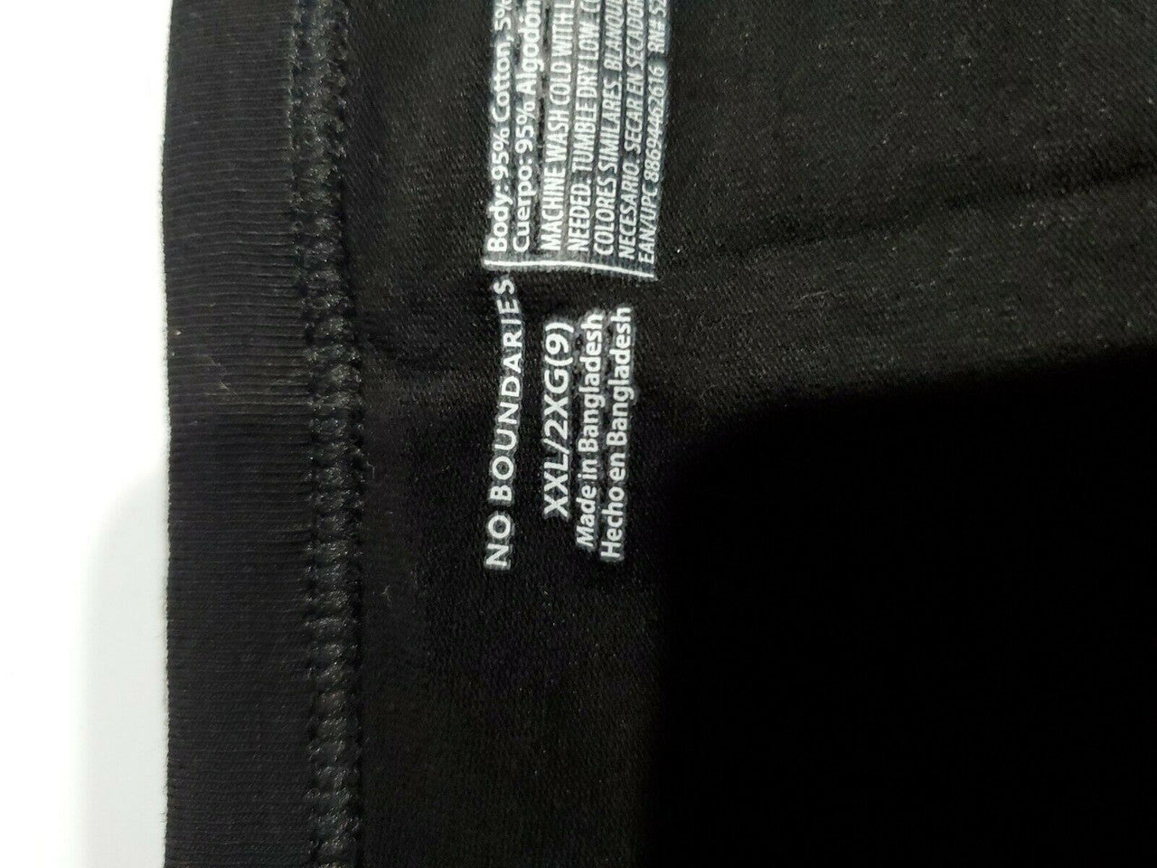 No Boundaries Women Bikini Bottom 2X Black Sheer Detail Lightweight Stretch