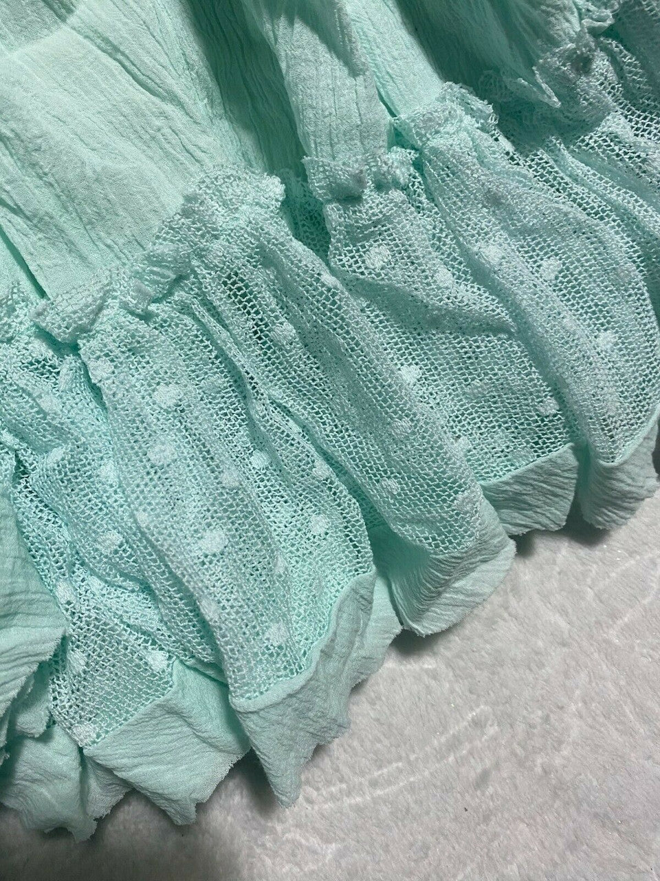 Paper Heart Australian Brand Juniors Mini Skirt Size 8 MINT beach ocean