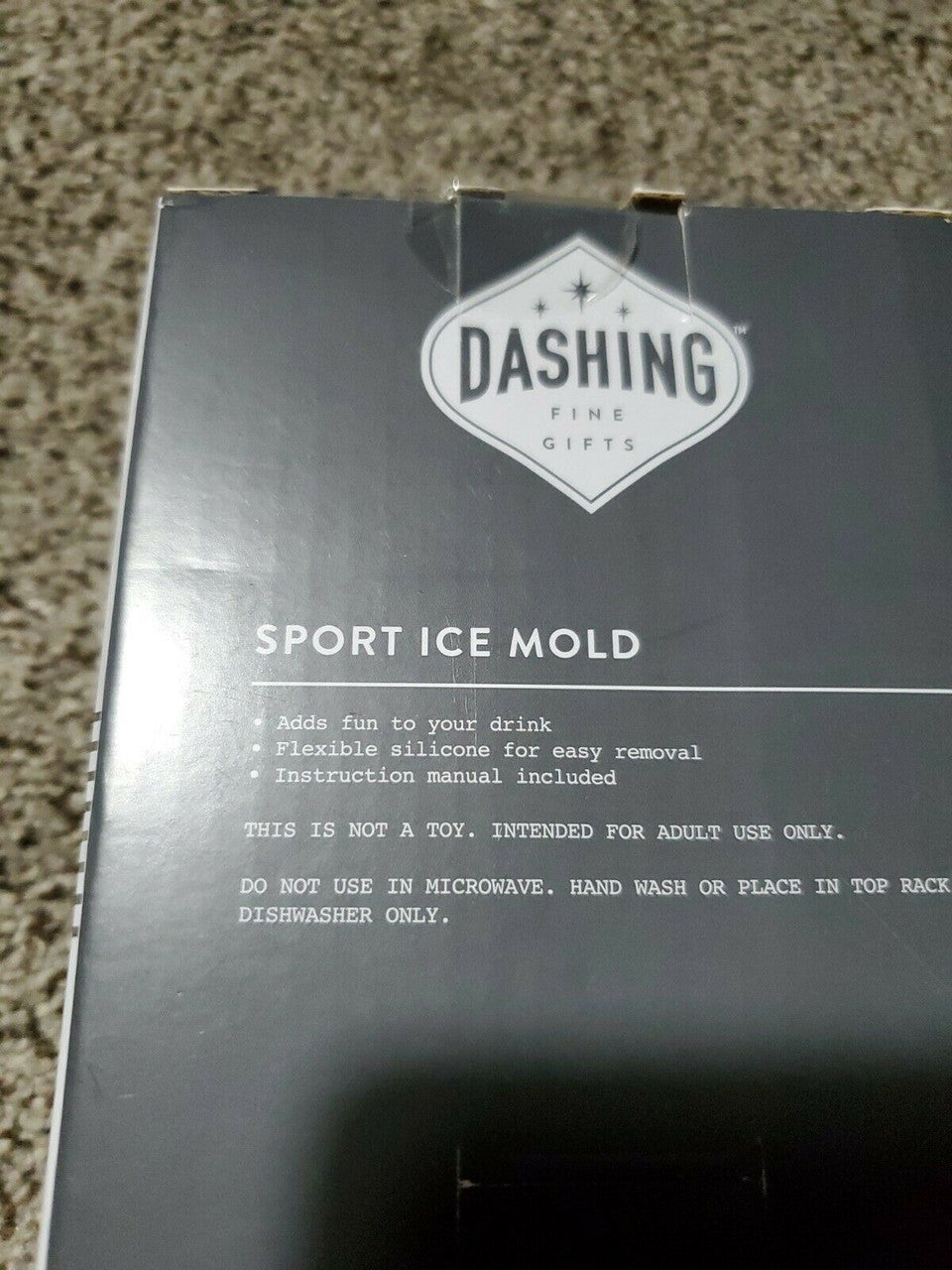Golf Ball Silicone Ice Molds by Dashing Sport 2 count