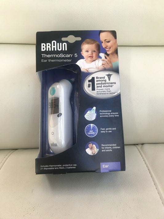 Braun Thermoscan 5 IRT 6020 Ear Thermometer Infant Children Adult