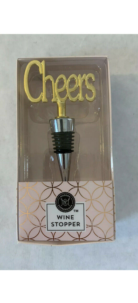 Modern Expressions Wine Stopper "Cheers"