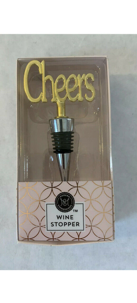 Modern Expressions Wine Stopper "Cheers"