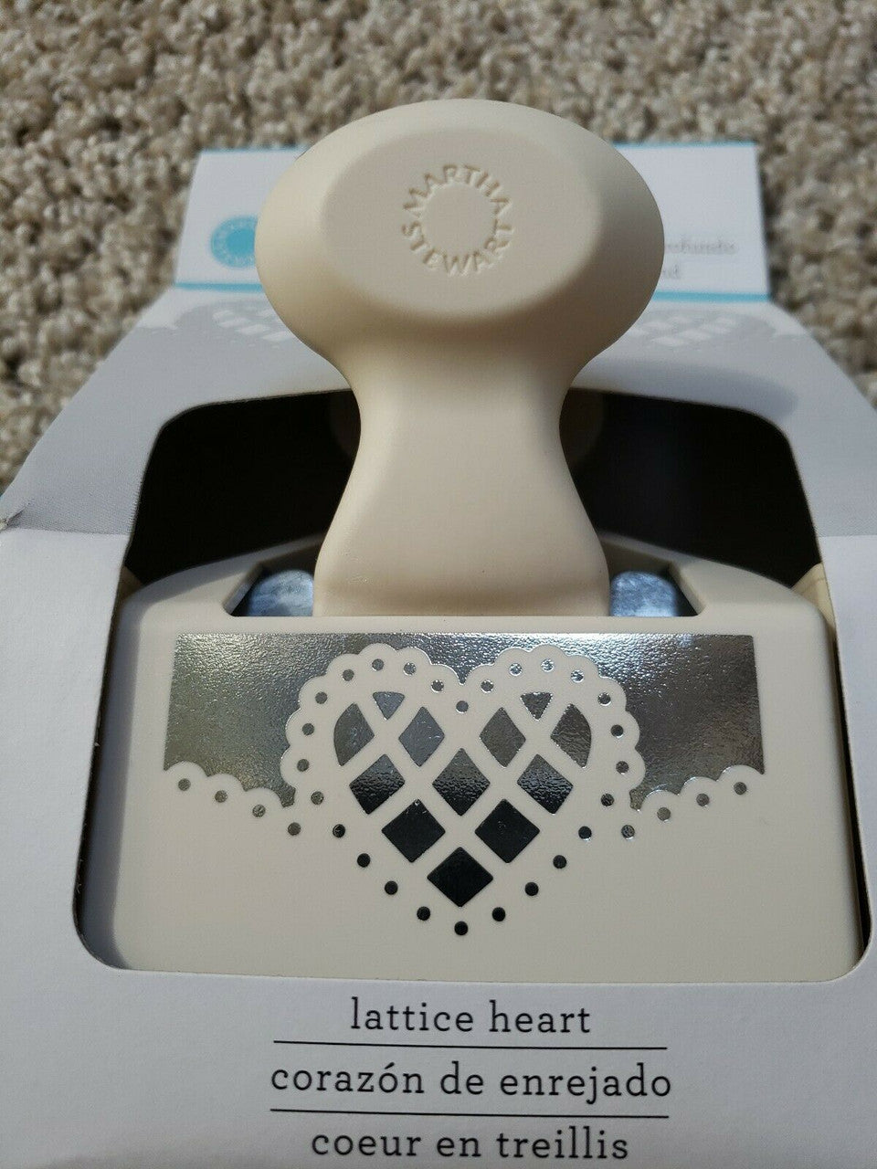 MARTHA STEWART Deep Edge Punch, HEART SCALLOP LATTICE Retired, BORDER