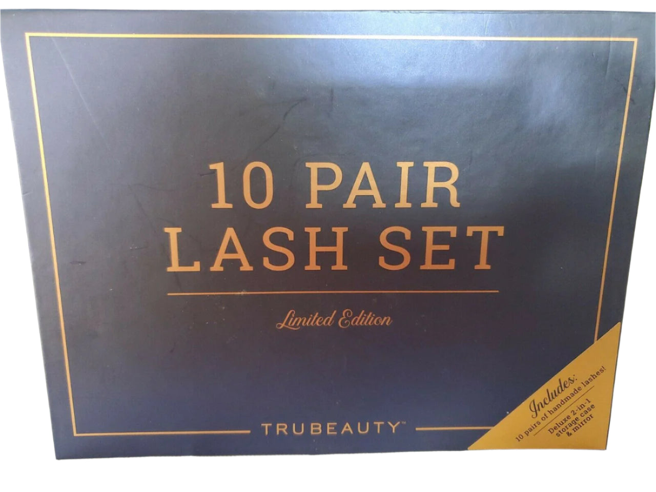 Limited edition boxed set of 10 luxury false eyelashes with mixed styles for natural and glam looks