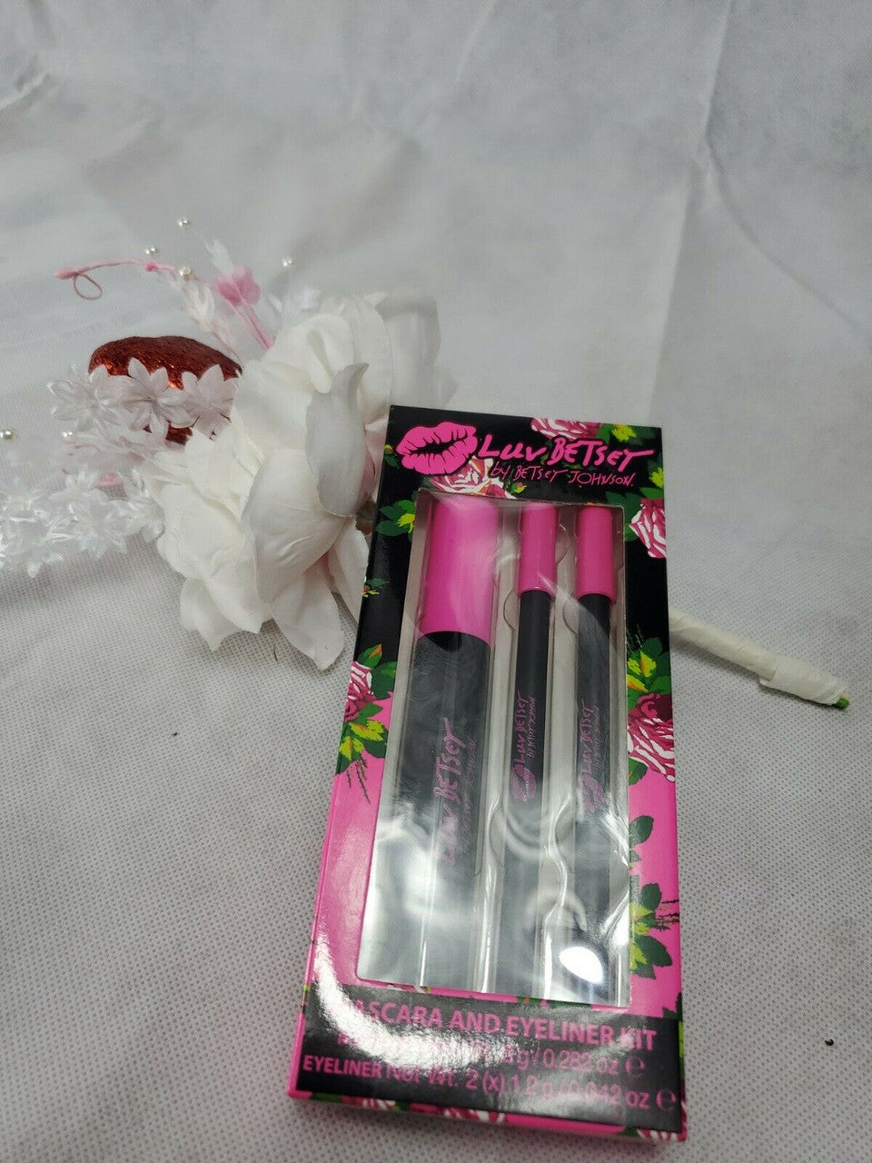 Luv Betsey by Betsey Johnson Black Mascara & Eyeliner Duo Kit 100% Vegan