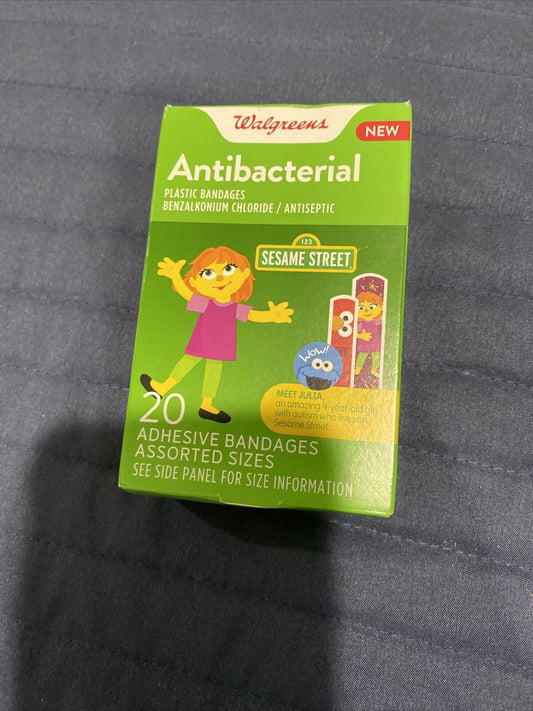 Walgreens Antibacterial Plastic Bandages 20 Adhesive Bandages