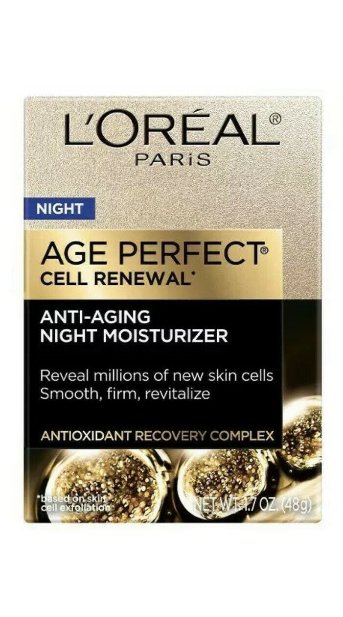 L'Oreal Paris Age Perfect Cell Renewal Anti-Aging Night Moisturizer - 1.7oz