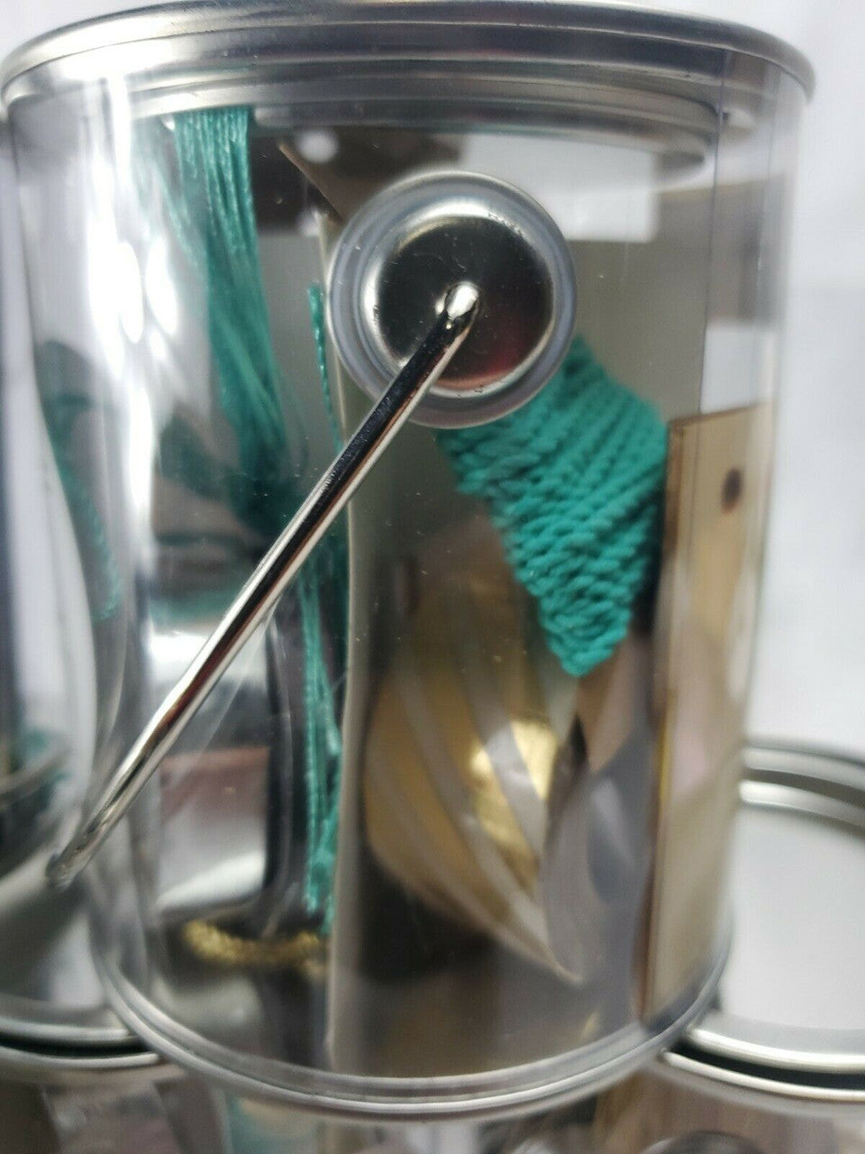 Spritz Craft Can Tag Kit Tassels Burned Tags-String-Tape Gold Silver Lot 6 cans