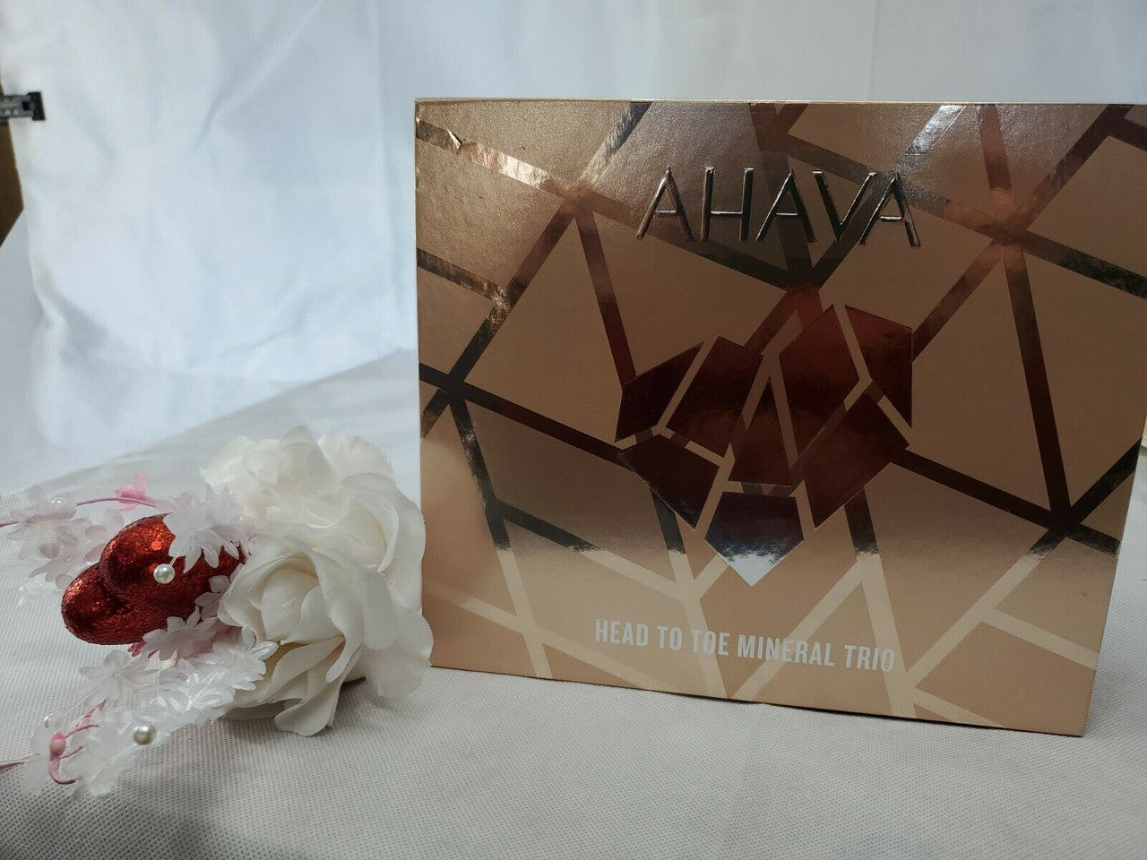 AHAVA Head to Toe Mineral Trio - Shower Gel, Hand Cream, Body Lotion. 3.4Oz EACH