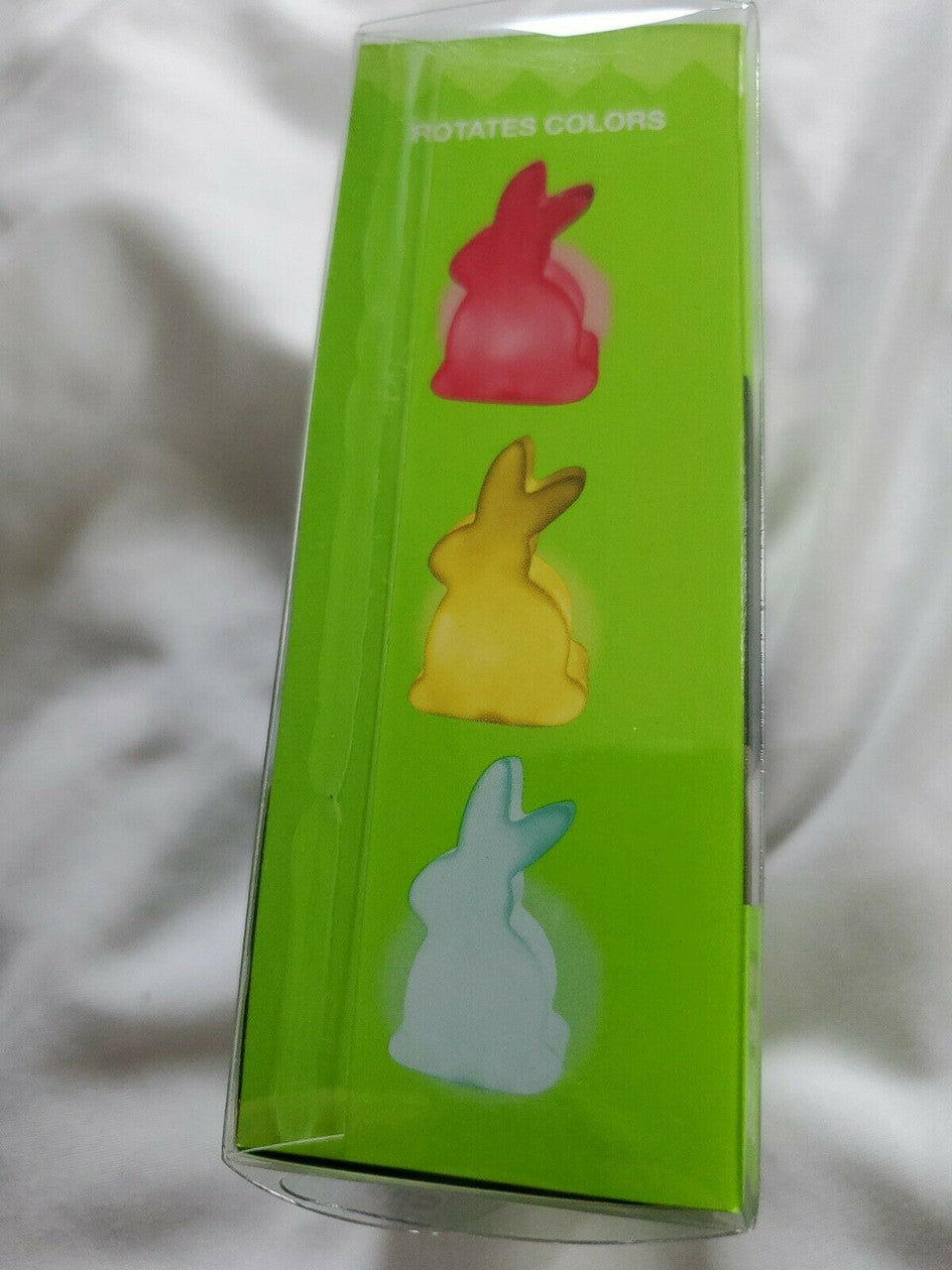 Happy Go Fluffy Blue Bunny Night Light 6 Color Changing Lights