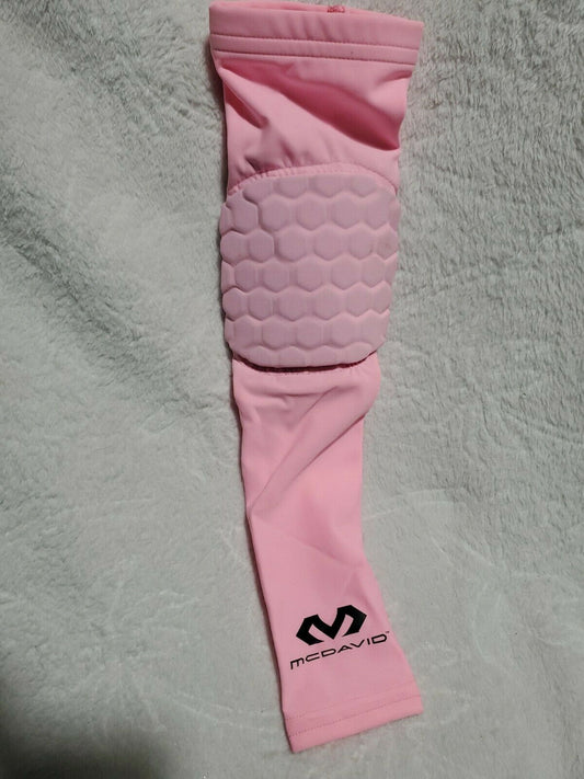 MCDAVID 6500 HEXPAD SHOOTER ARM SLEEVE ELBOW PAD PINK BREAST CANCER AWARENESS