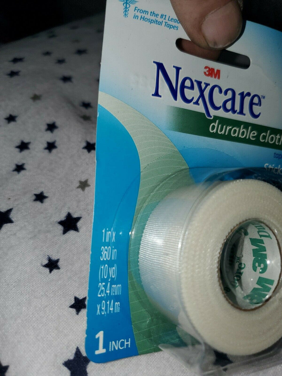 Nexcare 3M Durable Cloth Tape 1 Inch 10 Yards