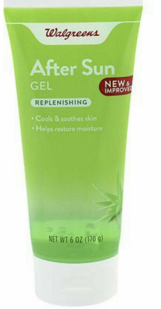 Aloe Vera Gel Sensitive Walgreens After Sun Replenishing gel