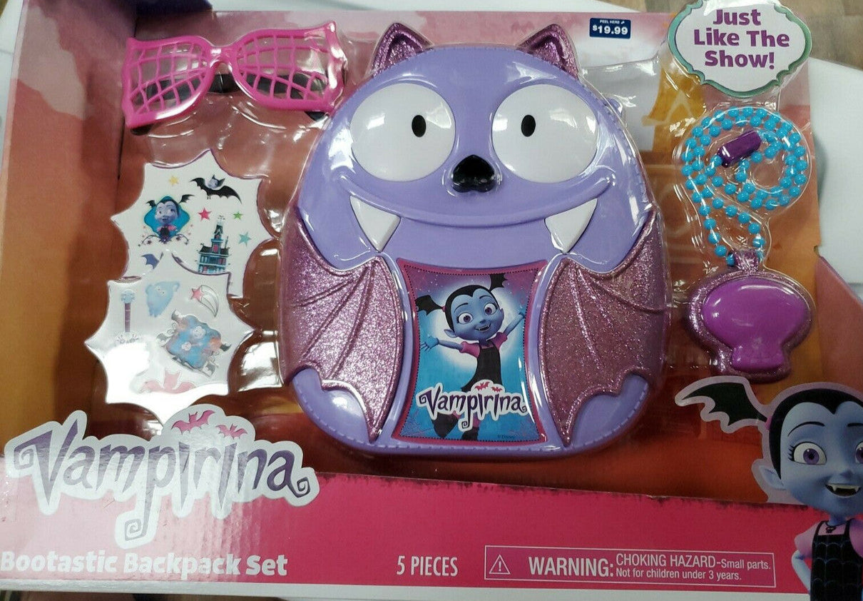 Disney Junior Vampirina Bootastic 5-piece backpack accessory set in retail box