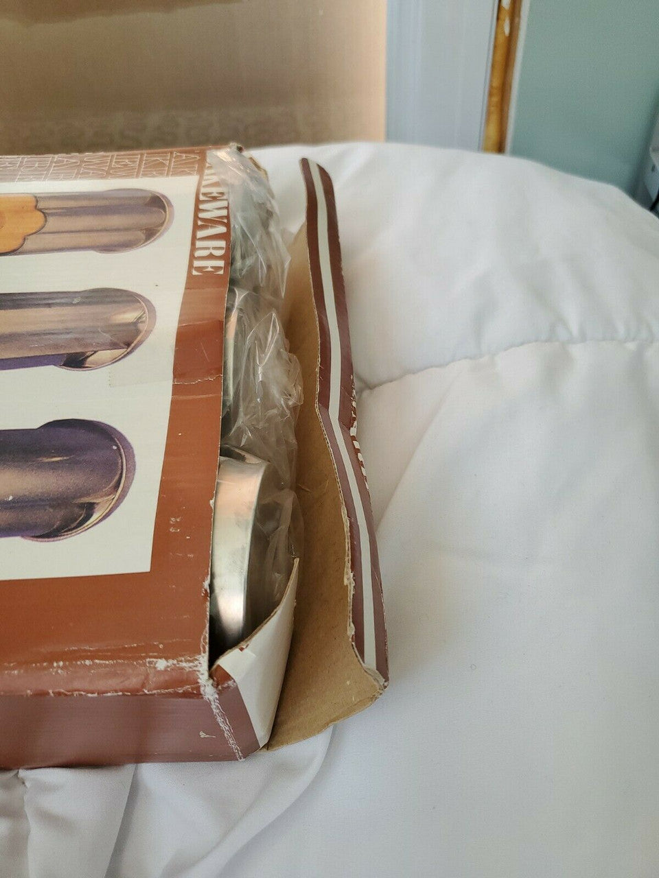 Vintage Bread Molds Bakeware 3 pc Bakers Dozen Baking Tube Set heart star flower