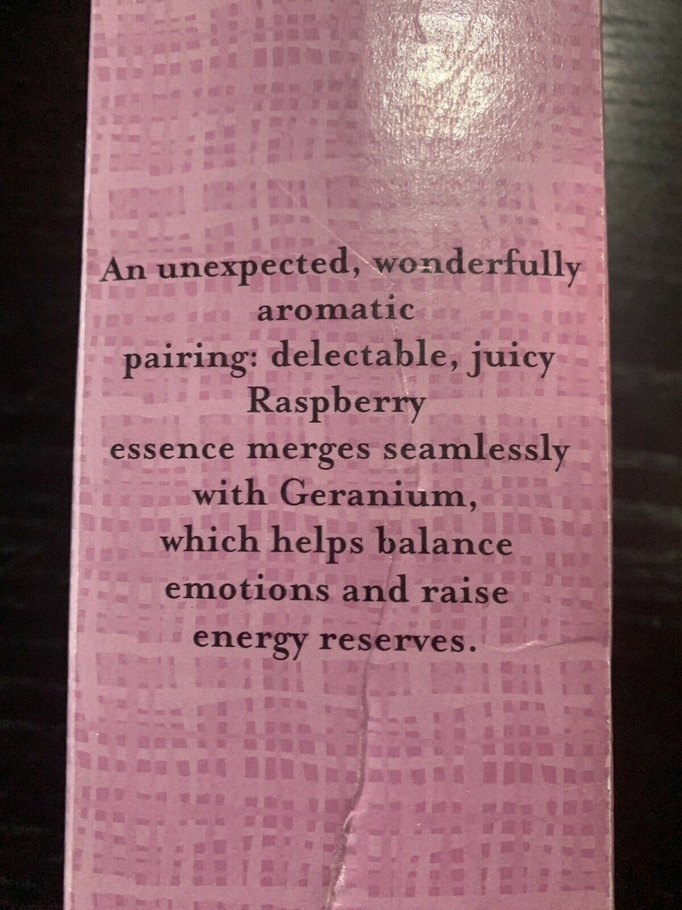 Essential Elements Raspberry and Geranium Fragrance Reed Diffuser
