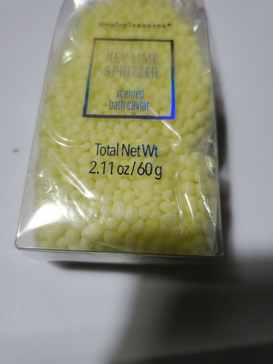 Simplepleasures KEY LIME SPRITZER bath crystals 2.11 oz Bath Beads Caviar